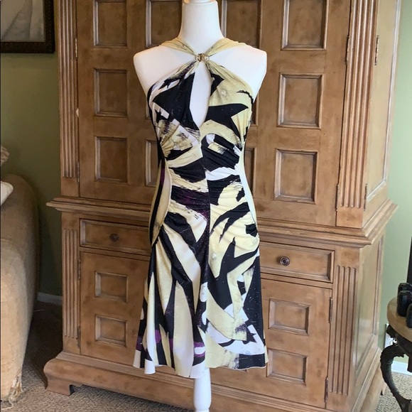 Roberto Cavalli Dresses & Skirts - Cavalli plunge cocktail dress